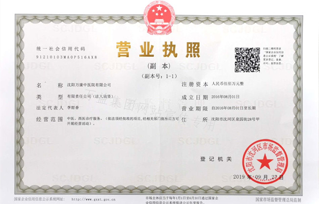 ����ҽԺӪҵִ��